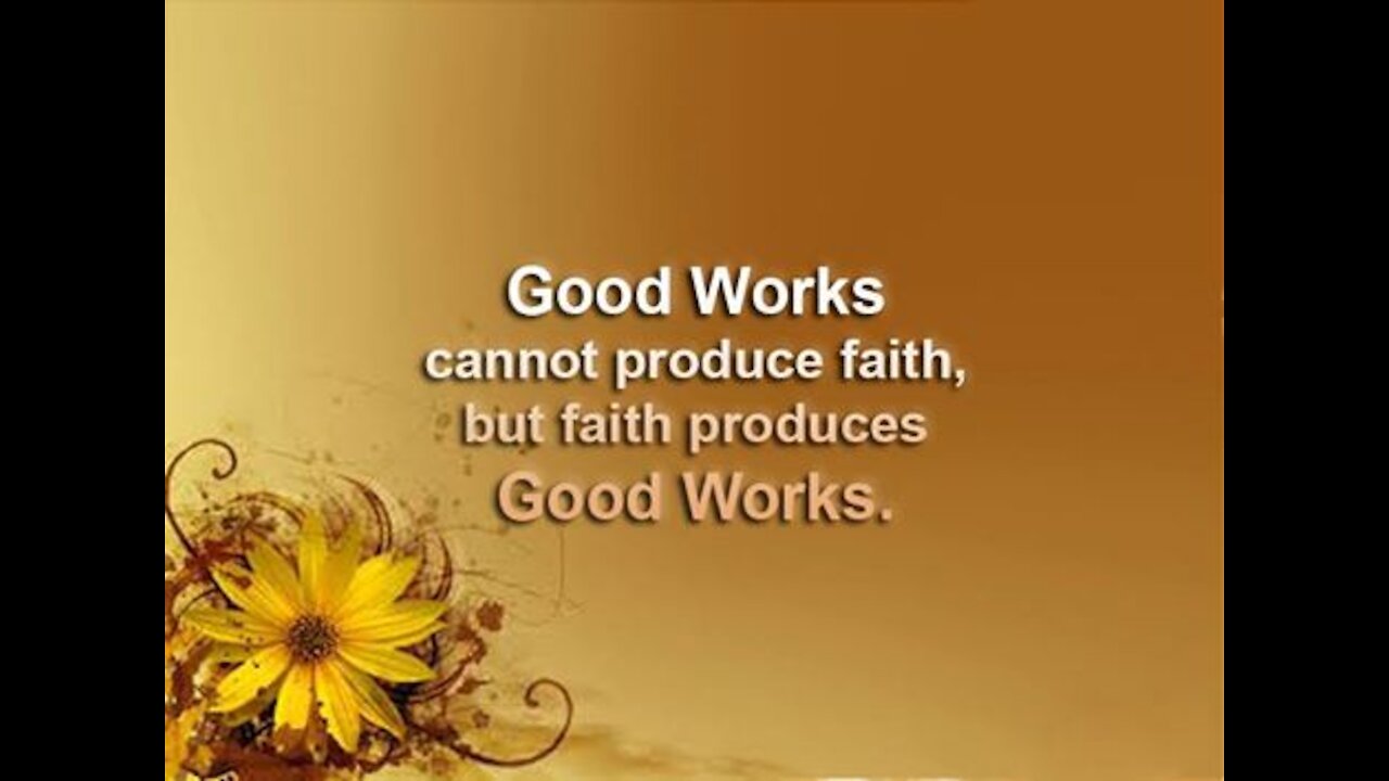 God’s saints: grace, faith & good works