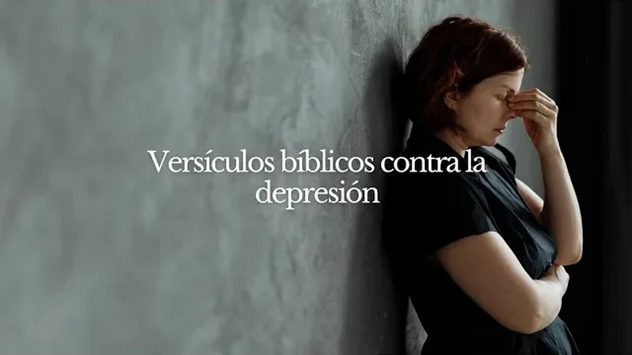 Versículos bíblicos contra la depresión