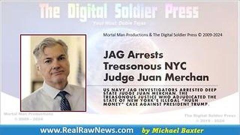 JAG Arrests Treasonous NYC Judge Juan Merchan