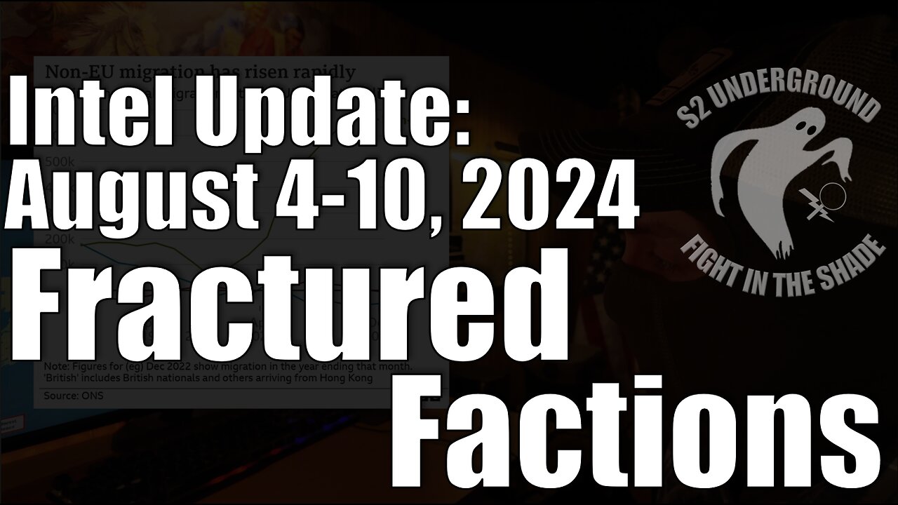 Intel Update - August 10 - Fractured Factions