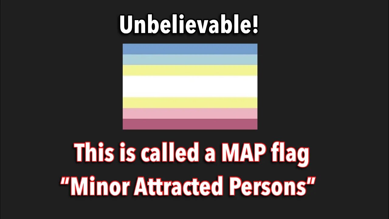 Disgusting!!! ￼This is called a MAP flag “Minor Attracted Persons”