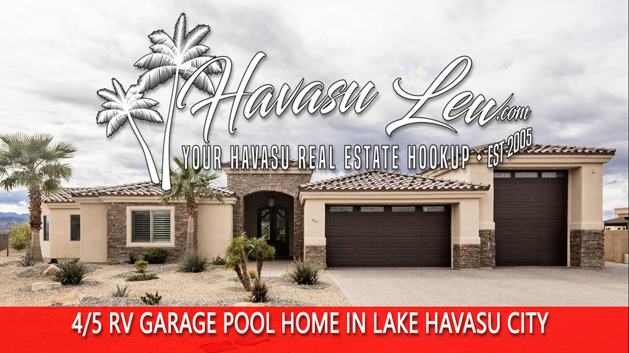 Lake Havasu RV Garage Pool Home New Price 861 Bryce Pl MLS 1029740