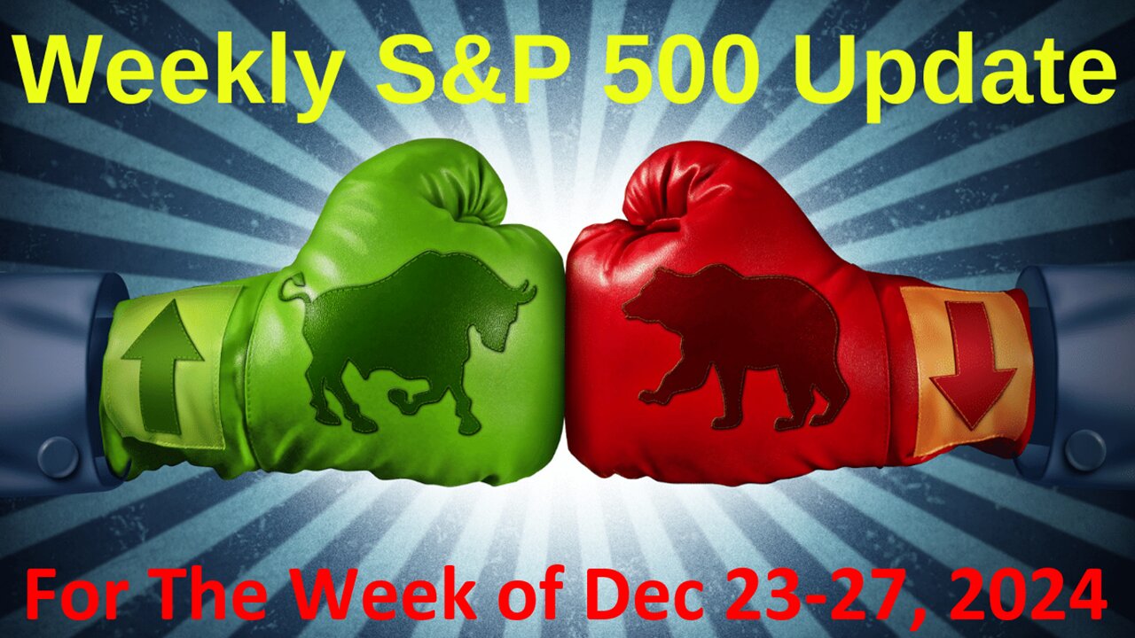 S&P 500 Weekly Market Update for Monday Dec 23-27, 2024