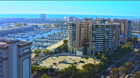 Marina City Club Penthouse - Drone video - Los Angeles Real Estate