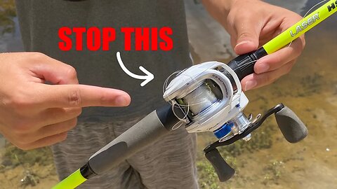 How to cast a BAIT Caster | 3 Beginner tips!