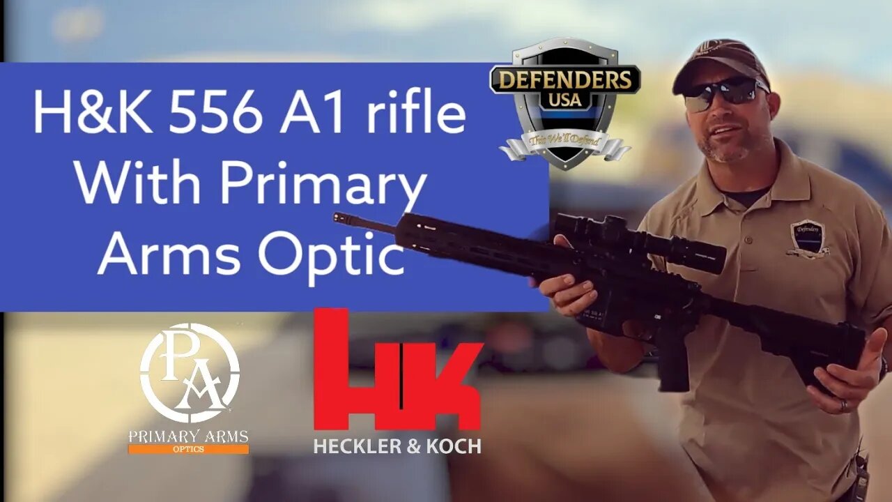 NEW Heckler & Koch (hk) MR 556 A1 Rifle with Primary Arms Optic - for our Firearms Courses!