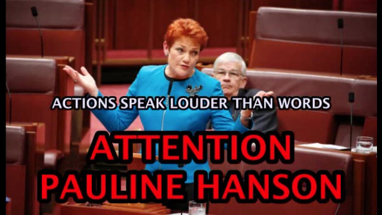 HOW MUCH MORE EVIDENCE DO YOU NEED PAULINE HANSON