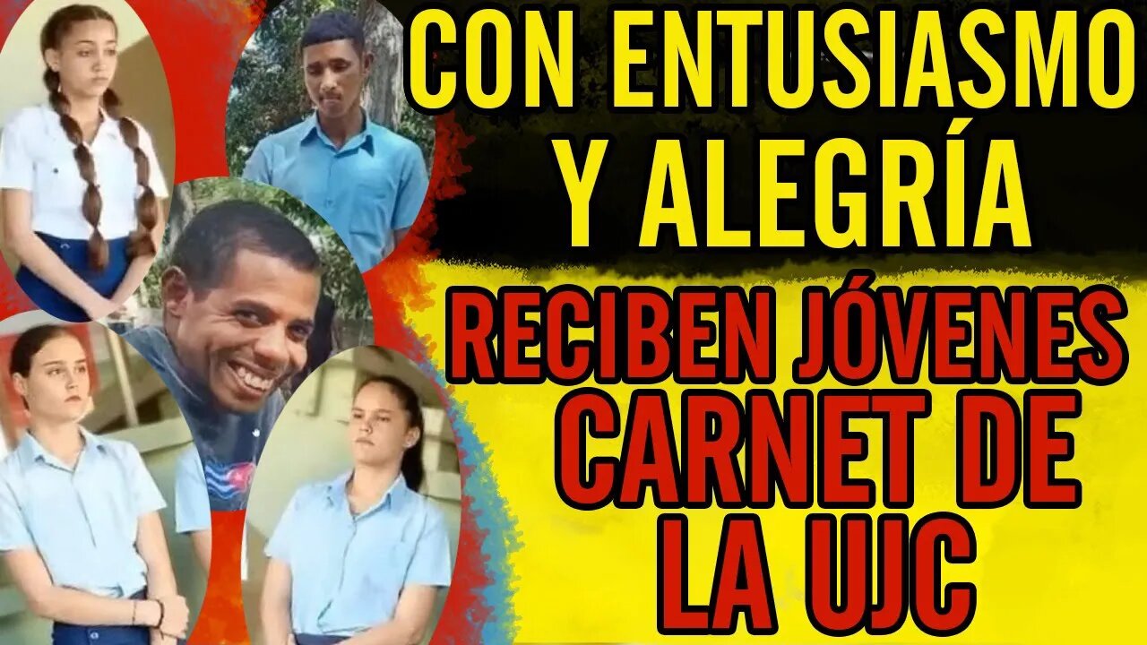 🤣Con entusiasmo y alegría reciben los Jóvenes Carnet de la UJC🤣