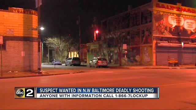 Man, fatally shot in the head in Northwest Baltimore