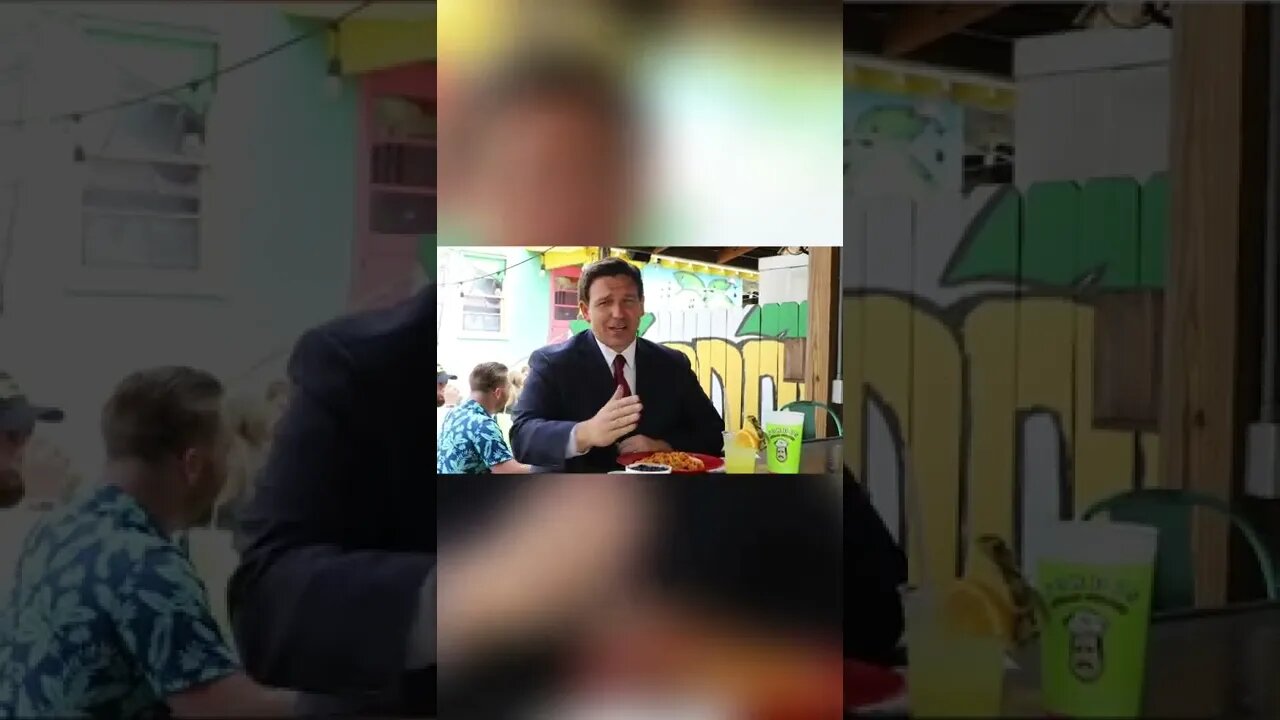 DeSantis on having a margarita🍹