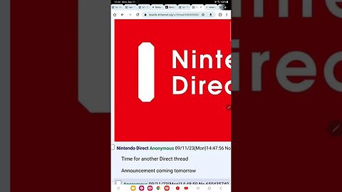 Nintendo direct leak announcement tomorrow