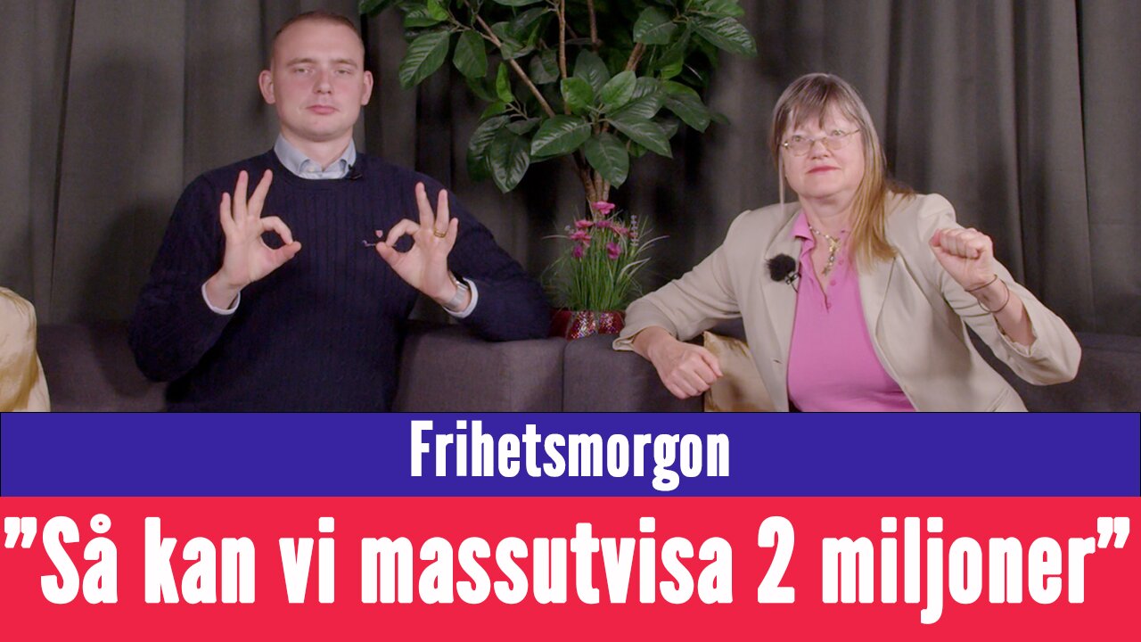 Frihetsmorgon - "Bevisat! Det går att återvandra 2 miljoner människor"