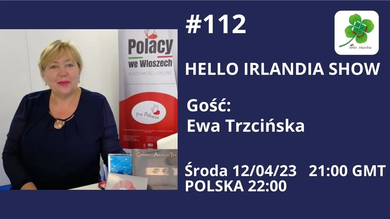 🎙Hello Irlandia Show # 112 z Ewą Trzcińską o sytuacji we Włoszech☘️