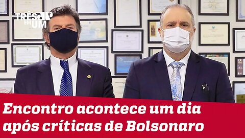 Fux tem reunião com Aras sobre melhorias no setor da Justiça