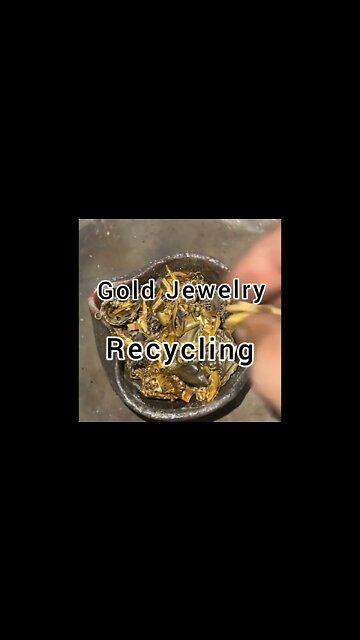 Gold Jewelry Recycling! #Shorts #ytshorts #dailyhackness #challenges #doityourself #useful
