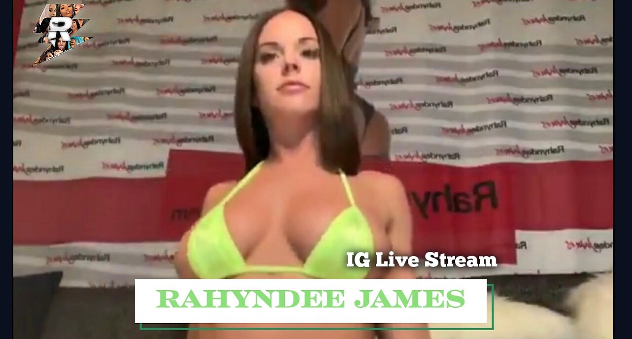 Rahyndee James Dancing in bikini