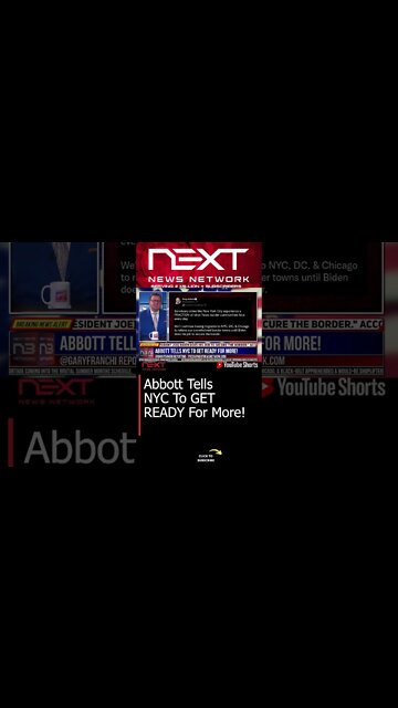 Abbott Tells NYC To GET READY For More! #shorts