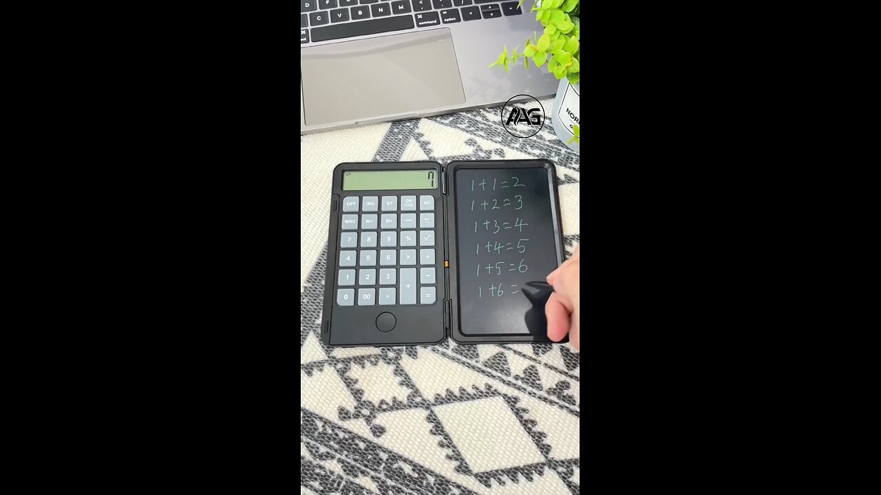 12-Digit Large Display Rechargeable Calculator with Erasable Wiriting Tablet Amazon Tech Gadget