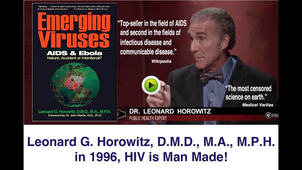 HIV, these viruses are manmade biological weapons! Dr Horowitz.