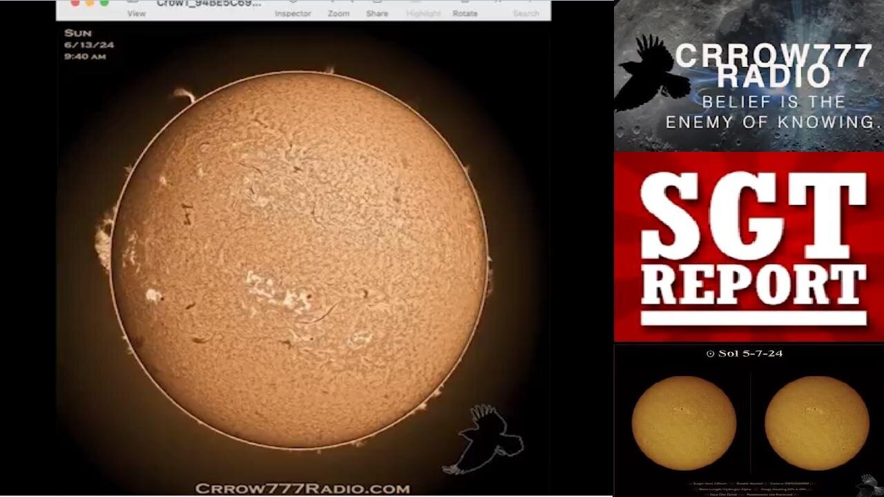 BOOM: EARTH'S SECOND SUN -- Crrow777 -- SGT Report