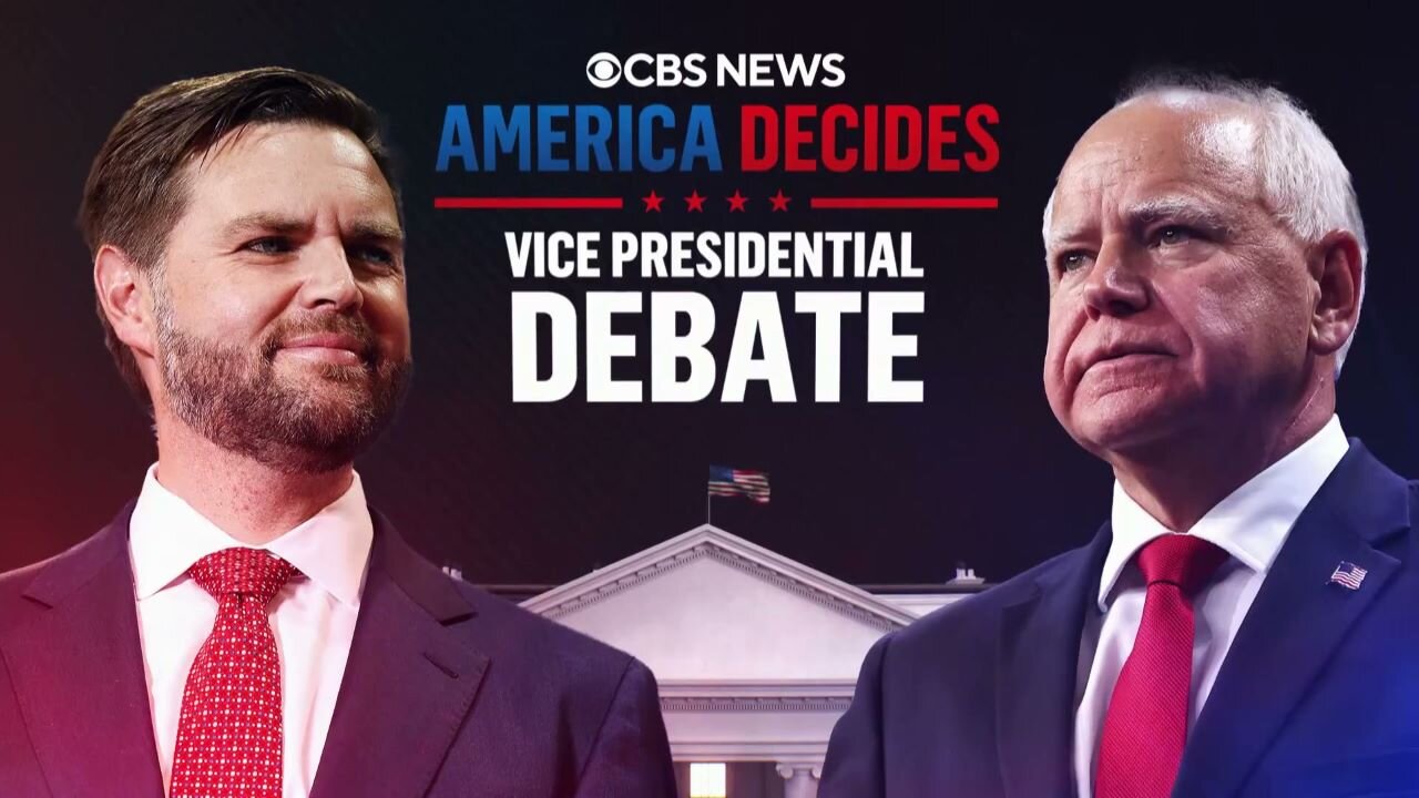 Full CBS News Vice Presidential Debate: The Vance-Walz 2024 Showdown