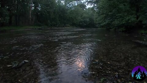 Trickling Stream at Dusk