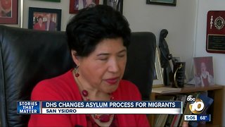 DHS institutes changes on asylum seekers