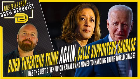 Biden Threatens Trump, Attacks Supporters | Has the Establishment Given Up on Kamala? |10.30.24