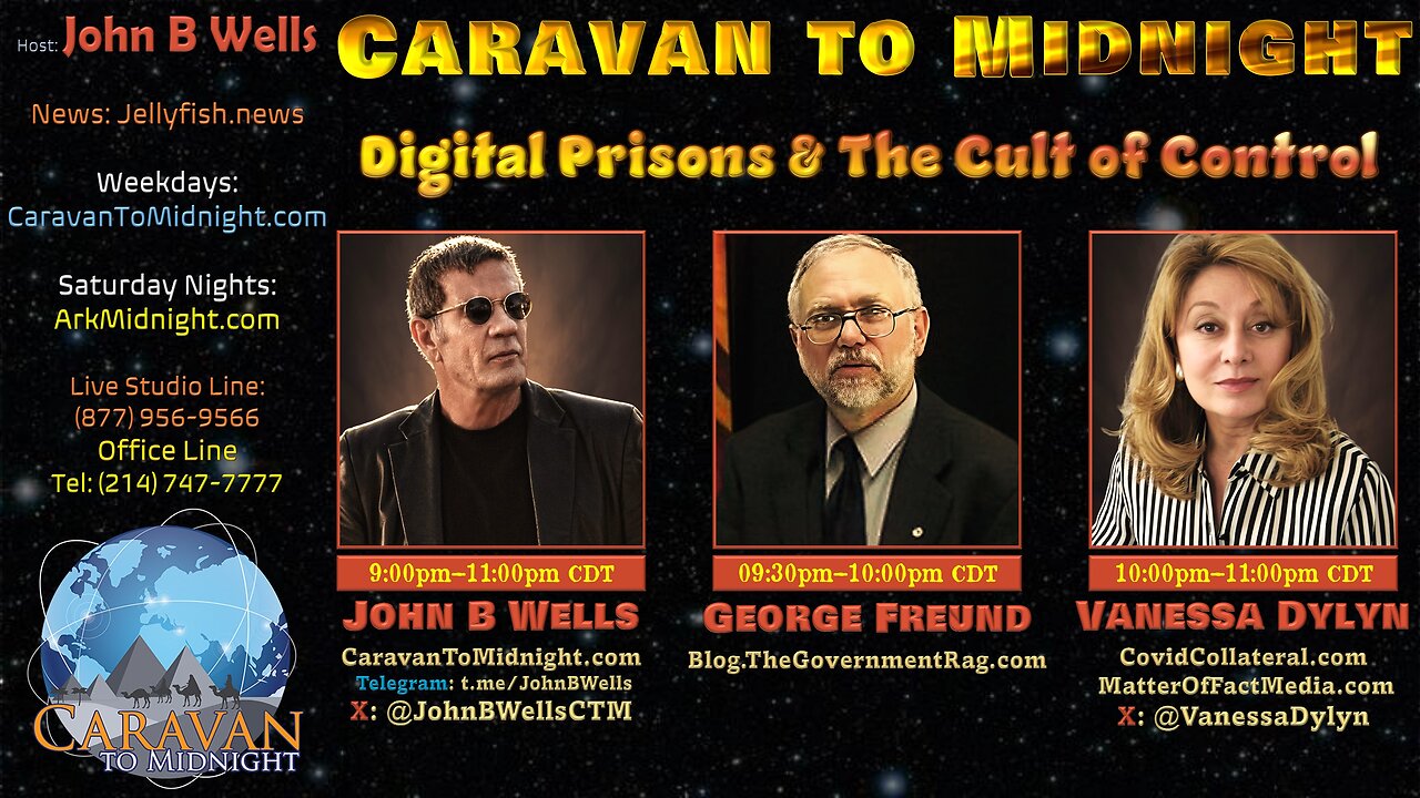 Digital Prisons & The Cult of Control - John B Wells LIVE