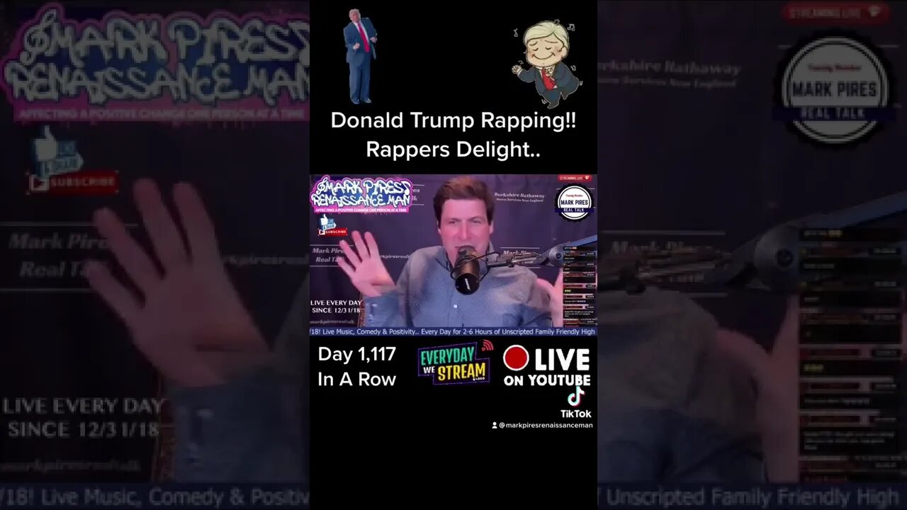 Who Knew Donald Trump Had Bars?! Performs Rappers Delight! #trump #lol