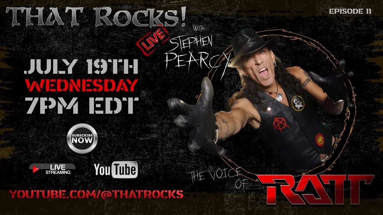 Stephen Pearcy from RATT | THAT Rocks Ep 11