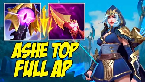 ASHE TOP FULL AP É REAL - MORDEKAISER FOI CAITADINHO