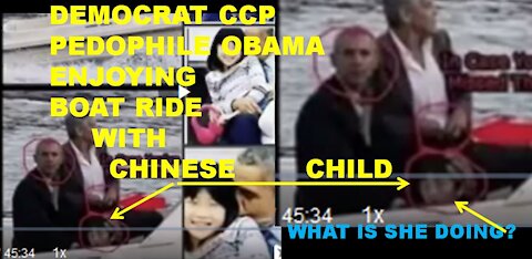 PEDOPHILE OBAMA ON HUMAN TRAFFICKING; AND THEN ACTING LIKE HUNTER BIDEN