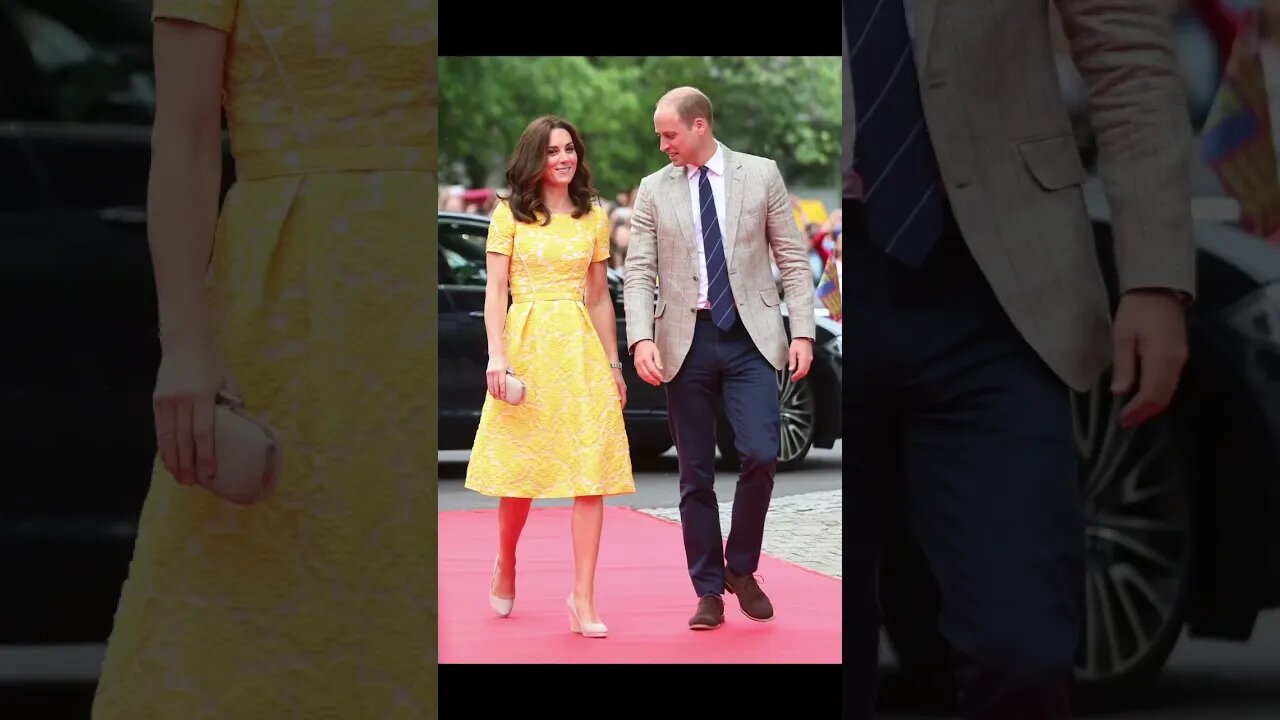 Yellow like the sunshine, Catherine Princess of Wales shines bright! 🌟 #katemiddleton #fashionicon