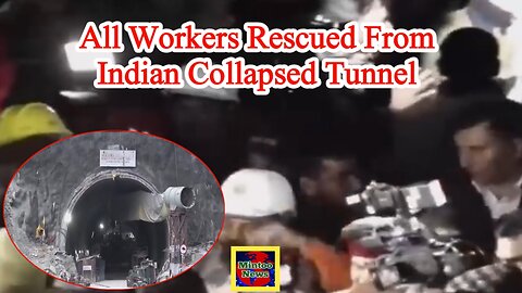 India tunnel collapse: All workers rescued