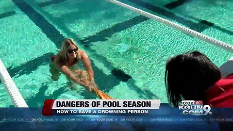 Tips to help an actively drowning person