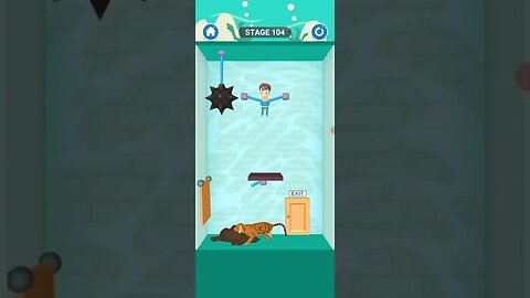 rescue cut rope puzzle 😎 #shorts