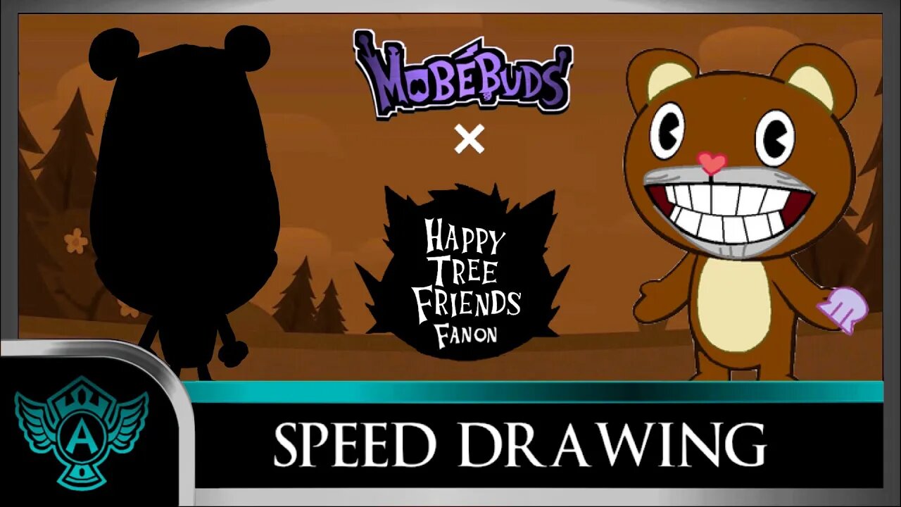 Speed Drawing: Happy Tree Friends Fanon - Barnacle | Mobebuds Style