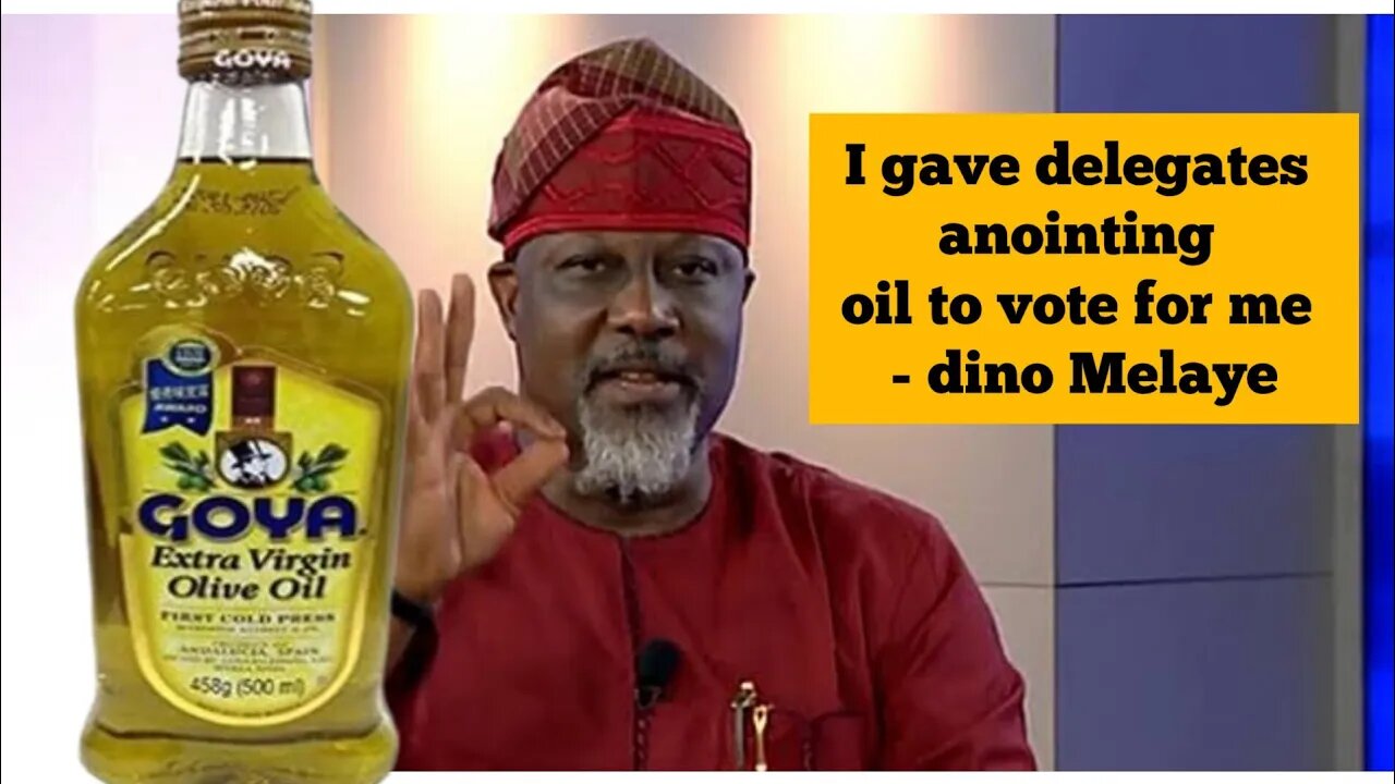 I gave delegates anointing oil to vote for me - Melaye