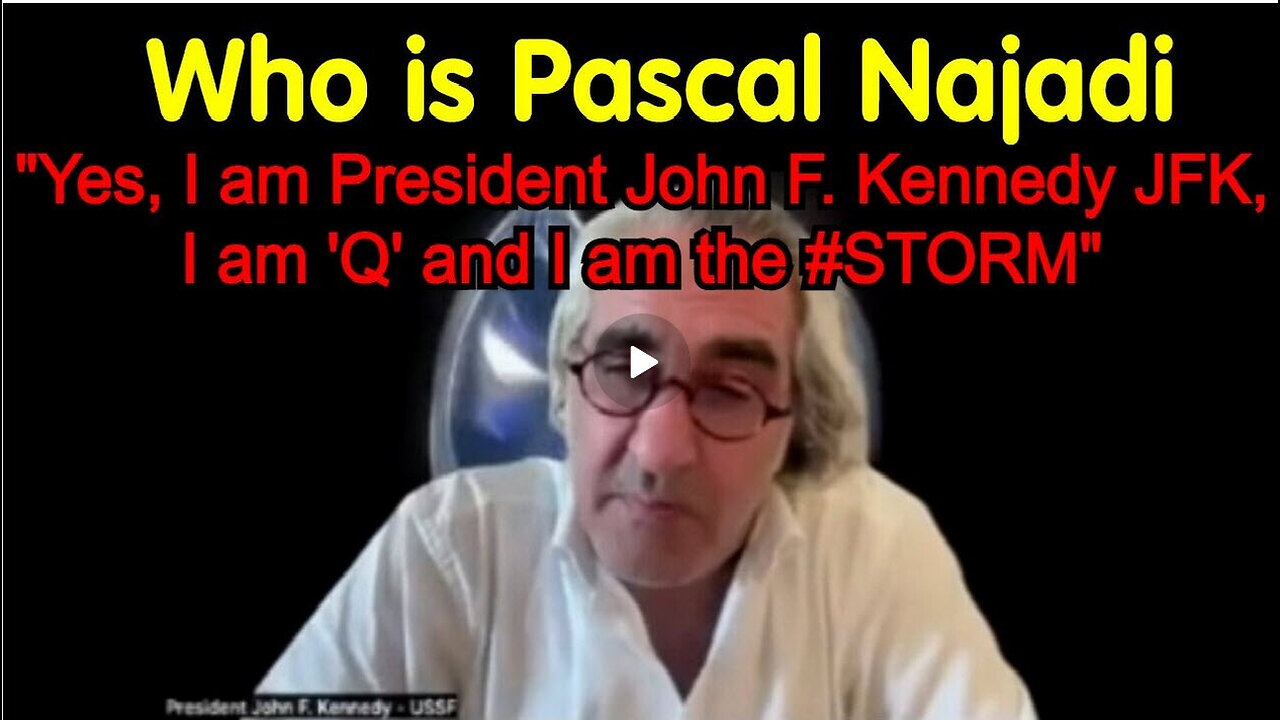 Pascal Najadi CMD-50USC1550 USFS DISCLOSURE: I am aligned with the 🇺🇸USSF - #STORM!