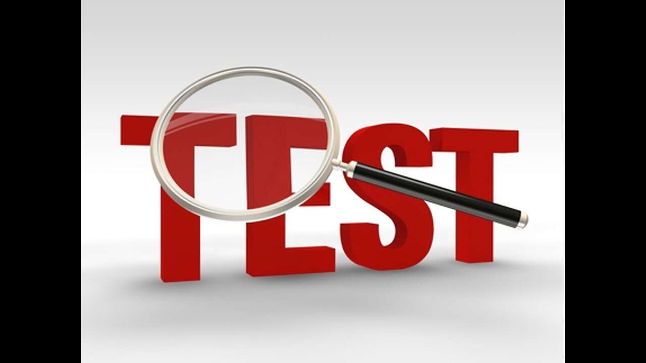 Running a test