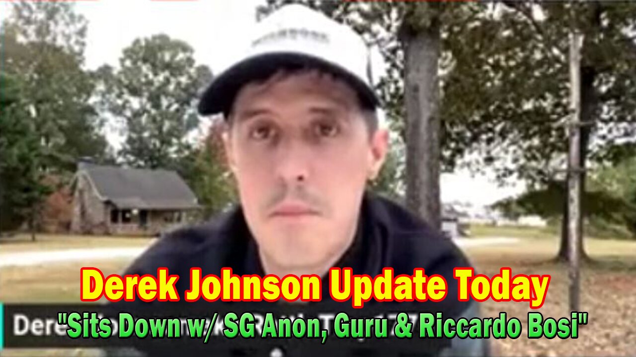 Derek Johnson Update Today Oct 15: "Derek Johnson Sits Down w/ SG Anon, Guru & Riccardo Bosi"