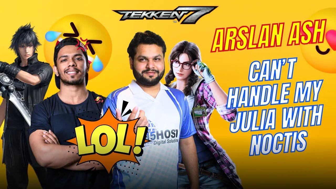 When @ArslanAsh11 Rage quits against my Julia LOL Tekken Funny Moments.