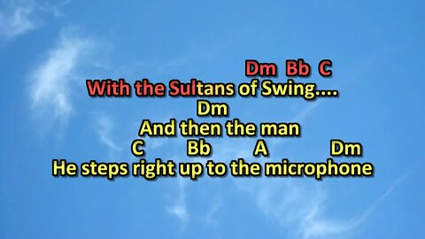 Dire Straits Sultans of Swing karaoke playback