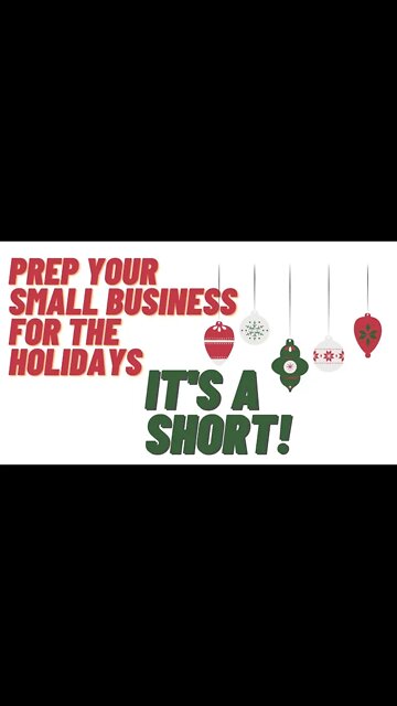 Prep Your Small Business For Holiday Sales!