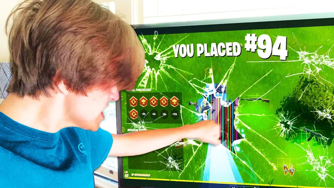 I Made Him DESTROY His TV Over Fortnite..
