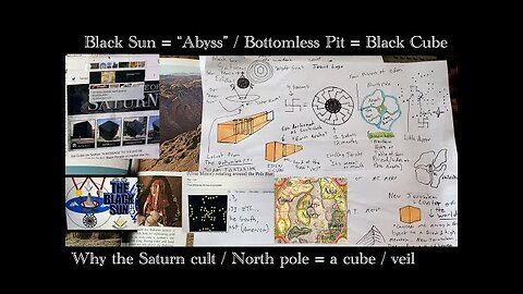 Why the Saturn cult / Gog and Magog / Black Sun is the "bottomless pit" and North Pole / Locusts