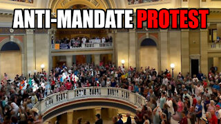 Massive Protests Against Mask Mandates in LA and OK