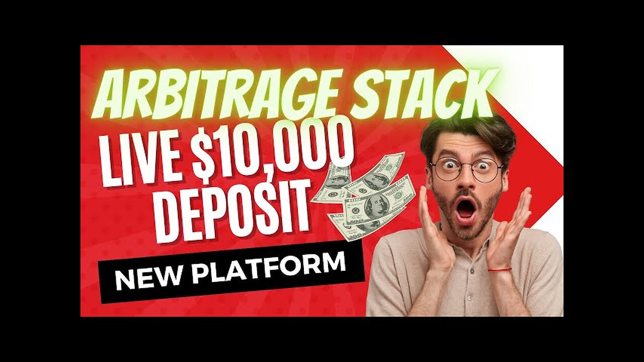 ARBITRAGE STACK (BRAND NEW PLATFORM) - HOW TO SET WITHDRAWAL ADDRESS - LIVE $10,000 DEPOSIT