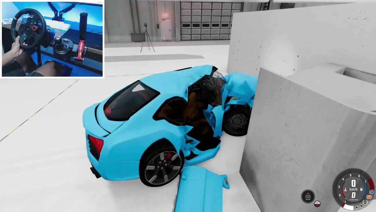 Beamng Crash Test With Steering Wheel